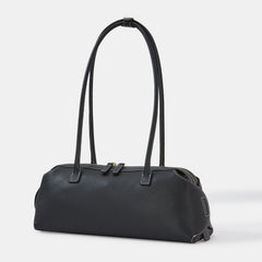 Niko Shoulder Bag Black Leather