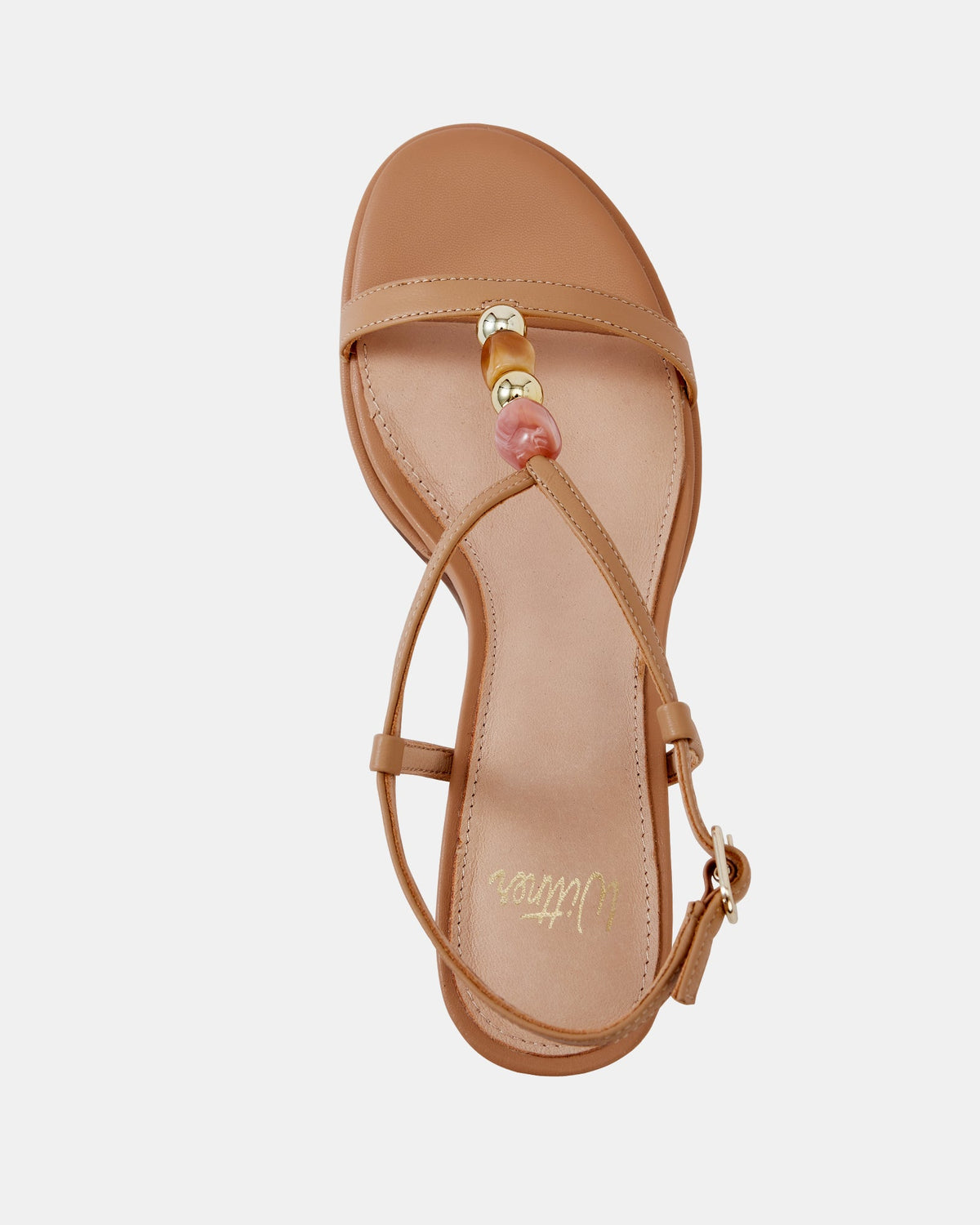 Nyx Mid Sandals Nude Leather