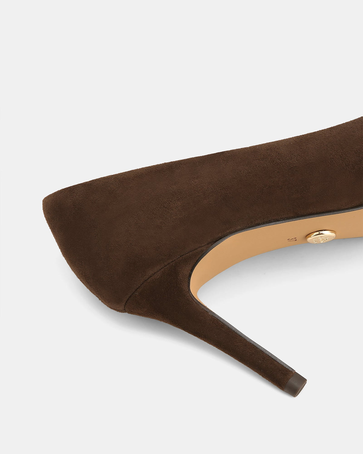 Oakley Mid Heels Dark Brown Suede