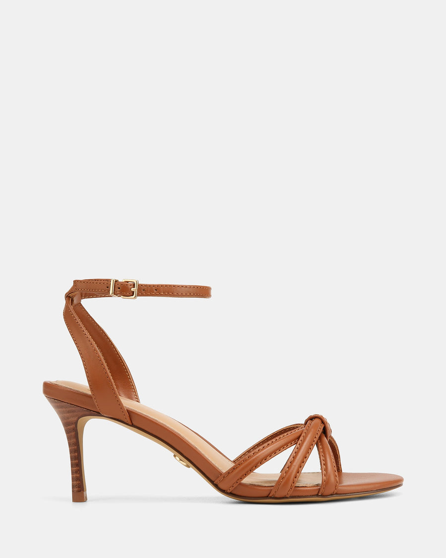 Opie Mid Sandals Chestnut Leather