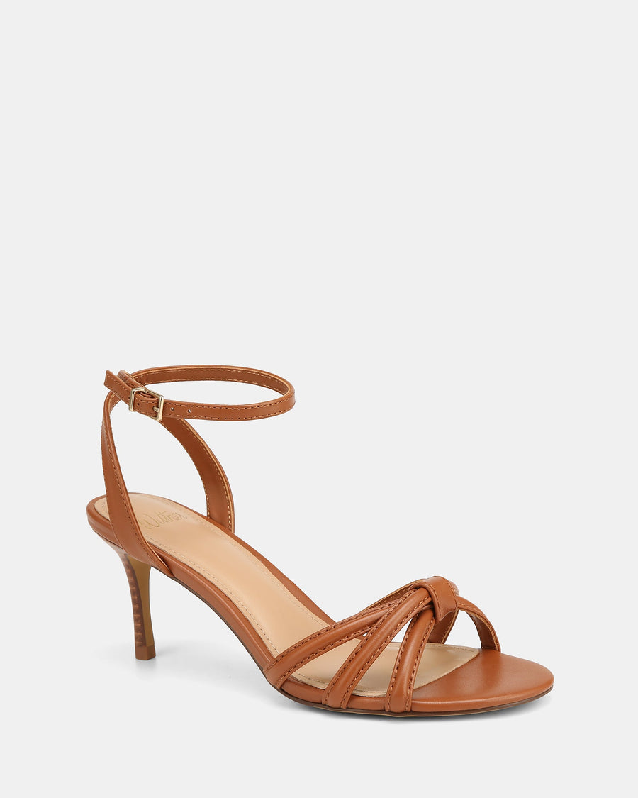 Opie Mid Sandals Chestnut Leather