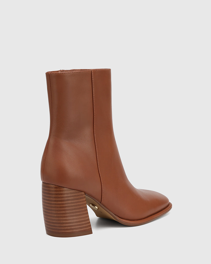 Pasha Ankle Boot Warm Cinnamon Leather