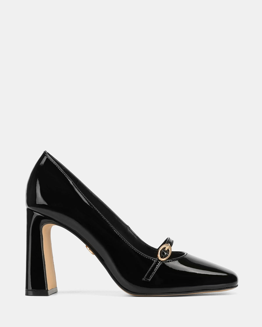 Perley High Heels Black Patent Leather