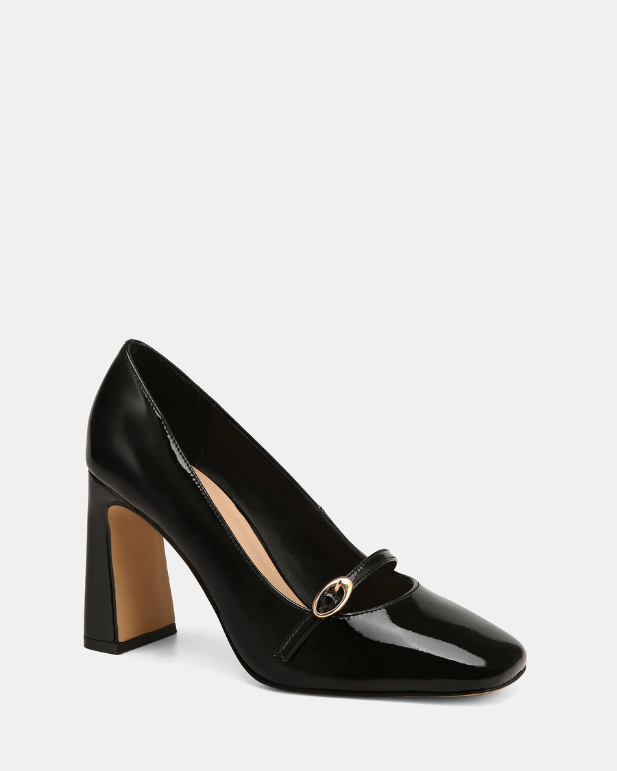 Perley High Heels Black Patent Leather