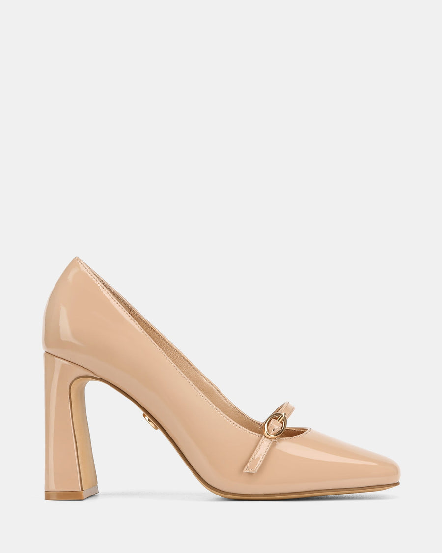 Perley High Heels Nude Patent Leather
