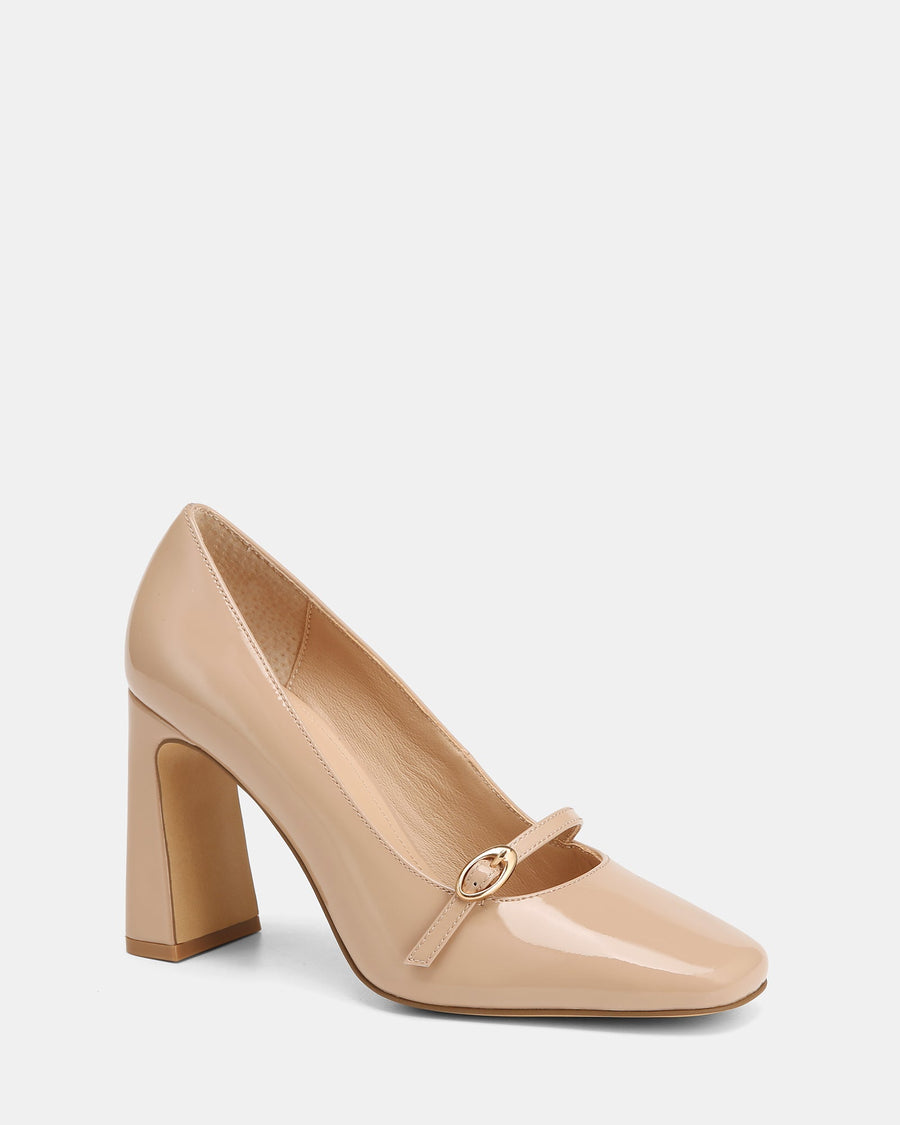 Perley High Heels Nude Patent Leather