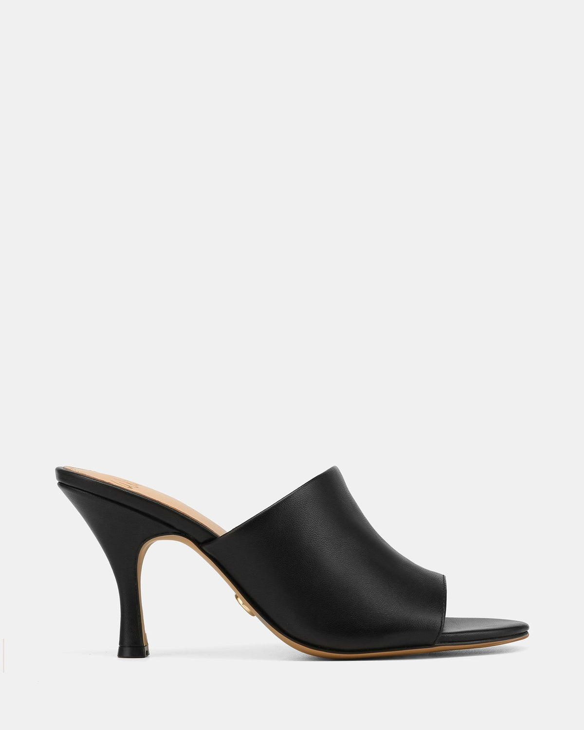 Pia High Sandals Black Leather