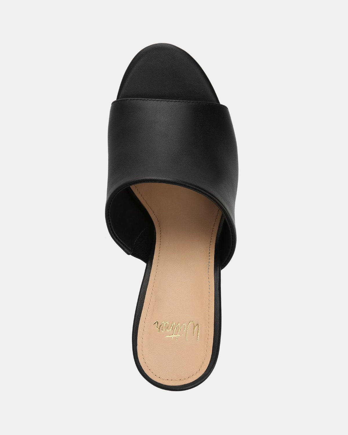 Pia High Sandals Black Leather