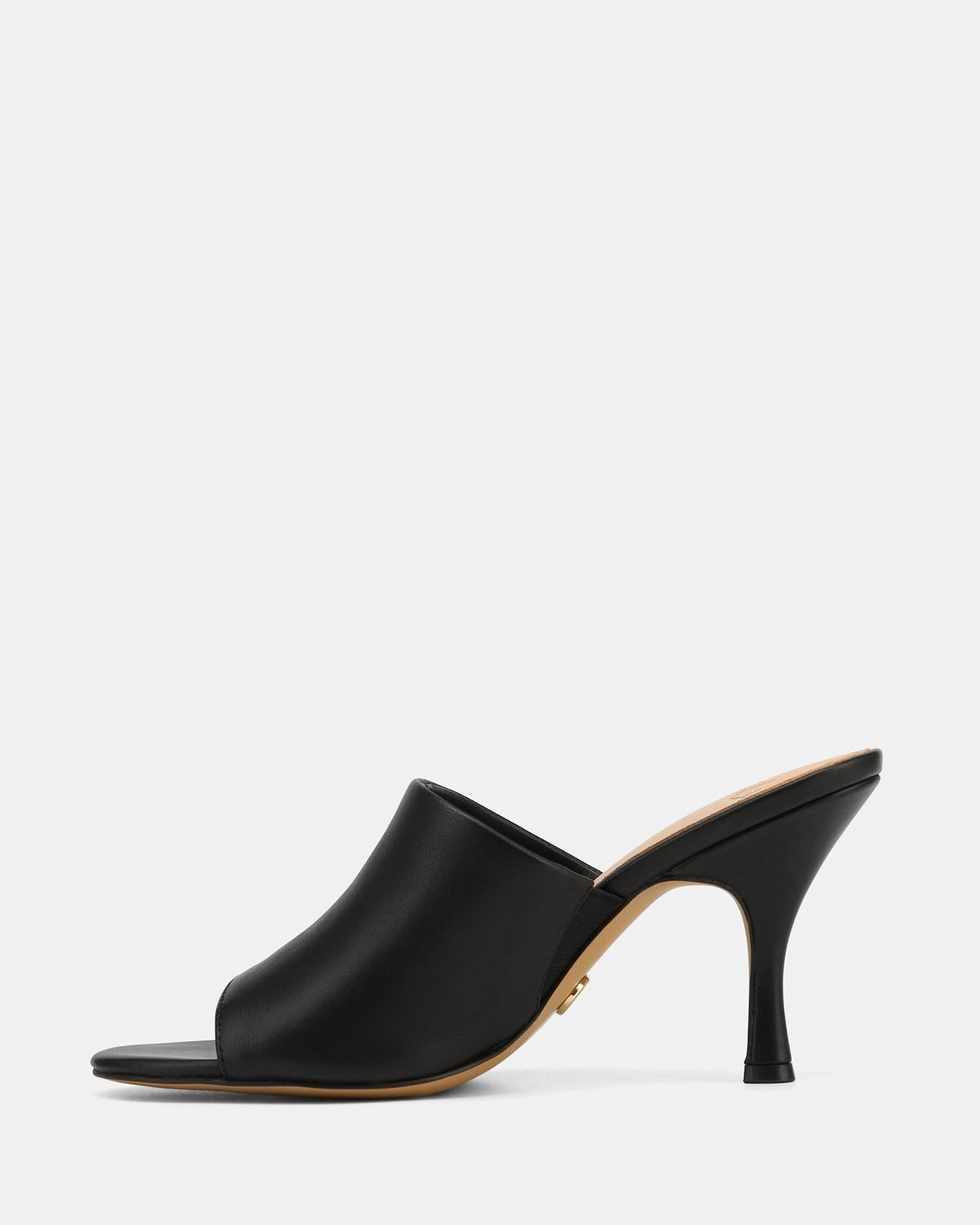 Pia High Sandals Black Leather