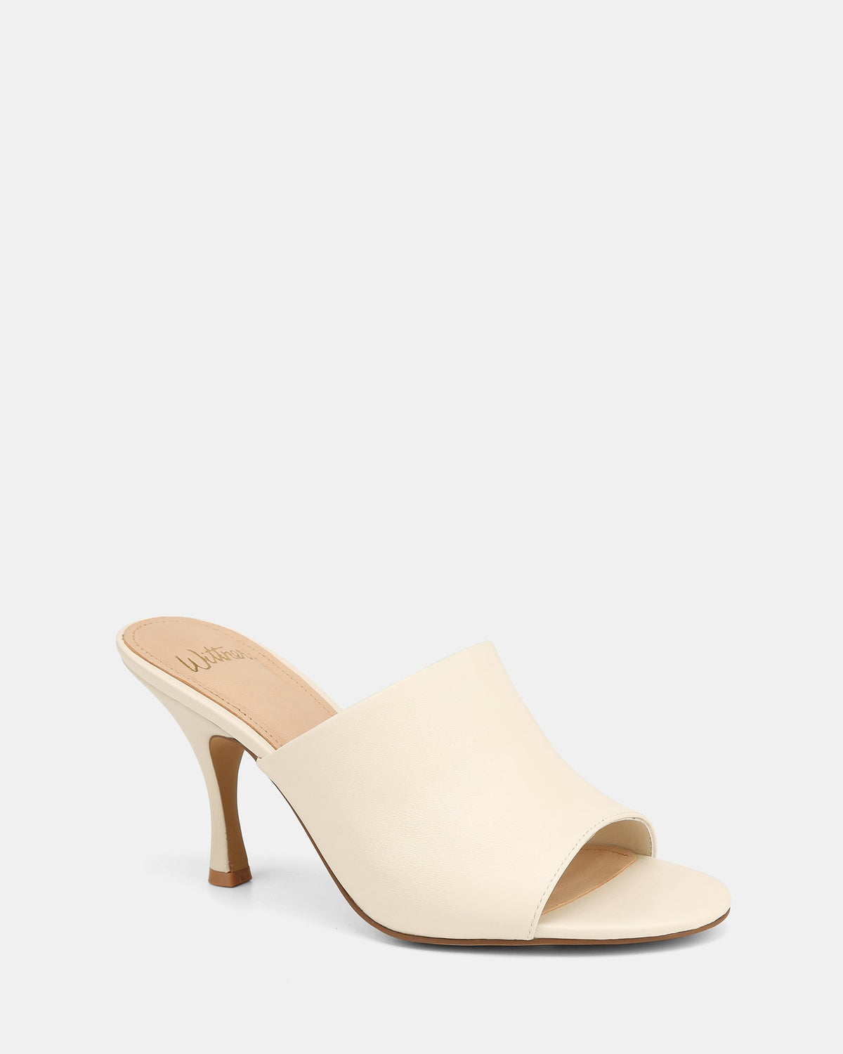 Pia High Sandals Ivory Leather