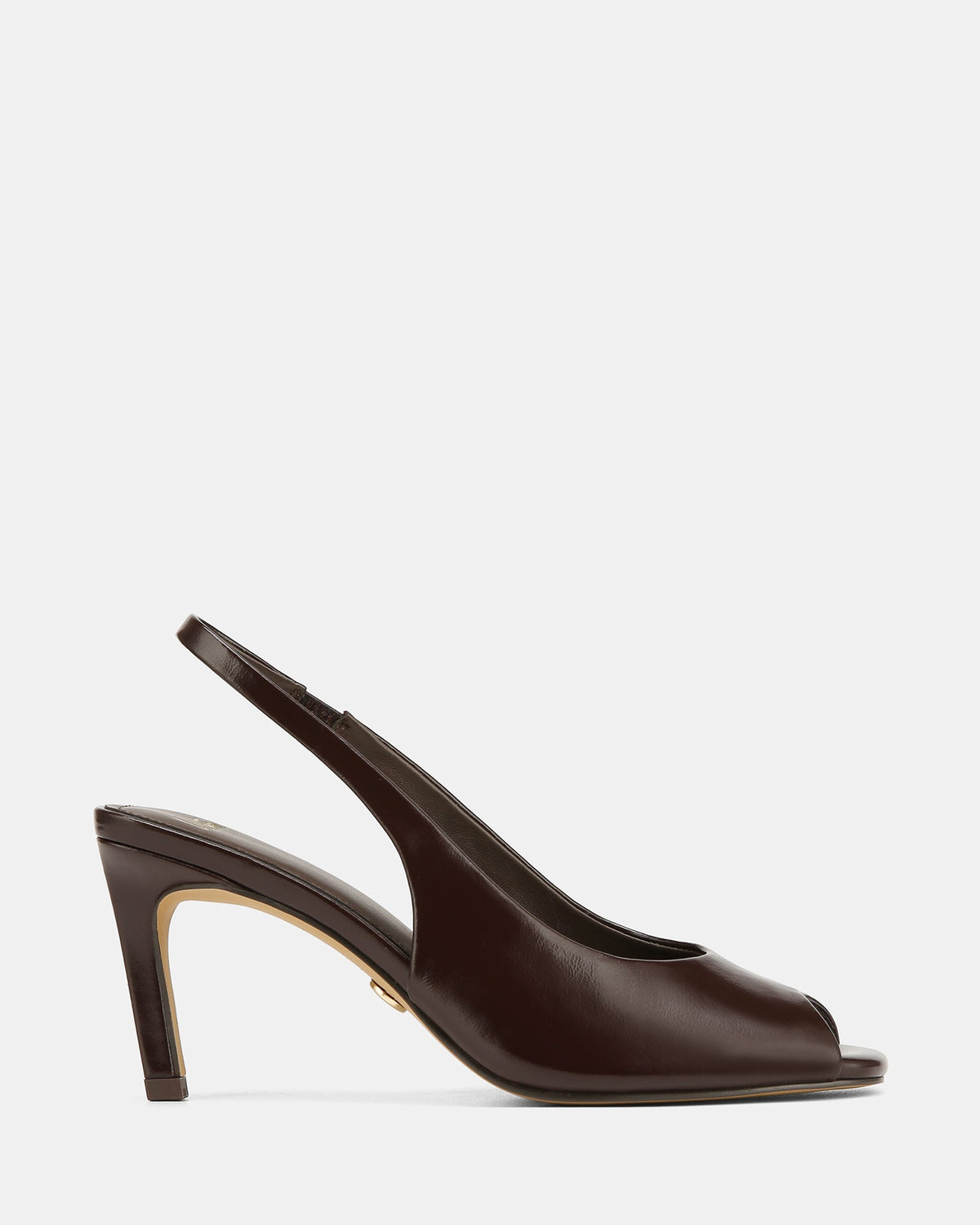 Polly High Sandals Dark Brown Leather