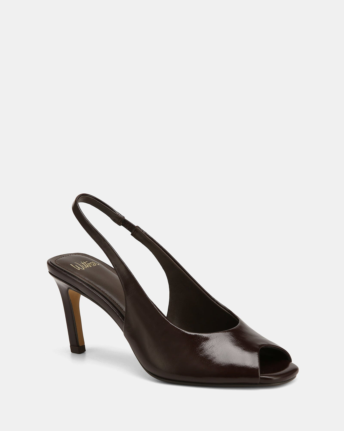 Polly High Sandals Dark Brown Leather