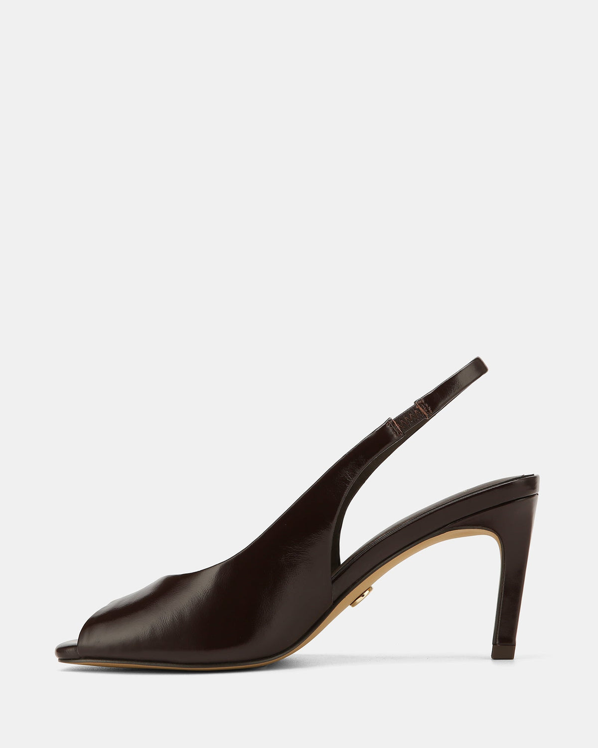 Polly High Sandals Dark Brown Leather
