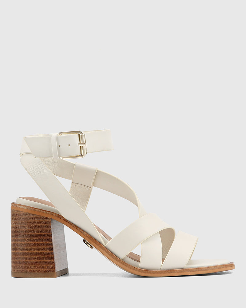 Prague Off White Leather