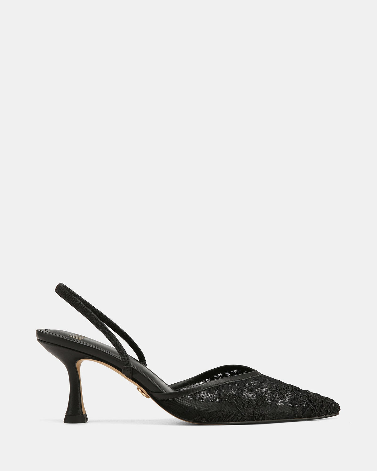 Quinn High Heels Black Lace Mesh