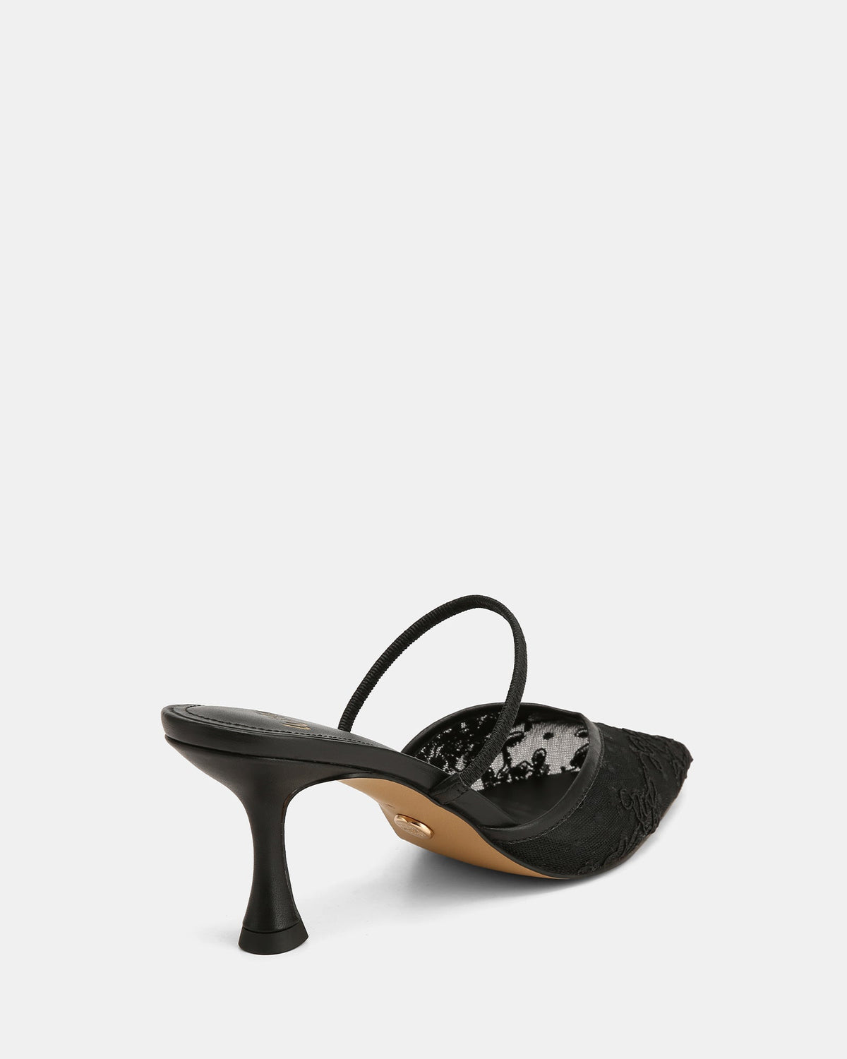 Quinn High Heels Black Lace Mesh