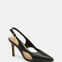Rachel High Sandals Black Leather