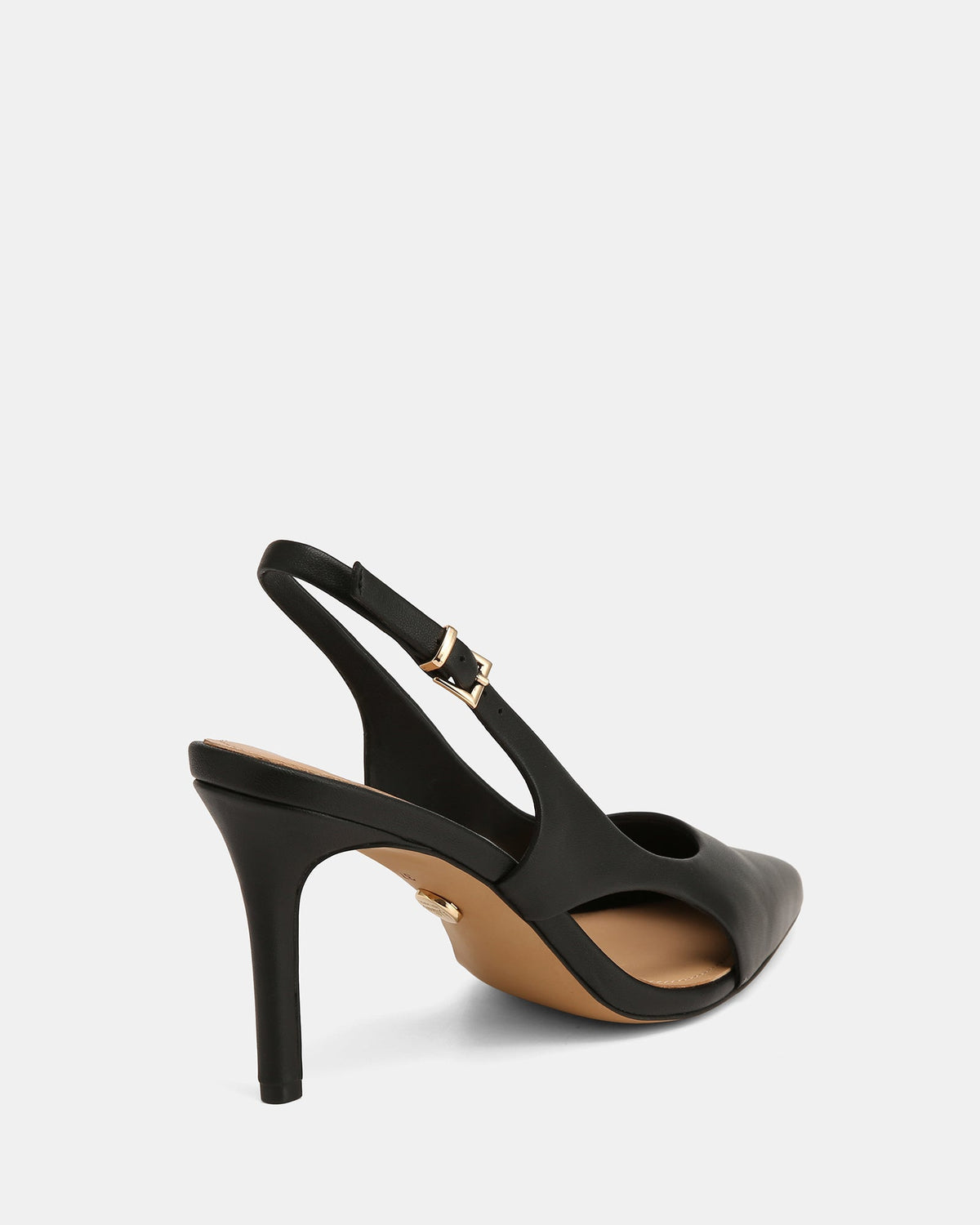 Rachel High Sandals Black Leather