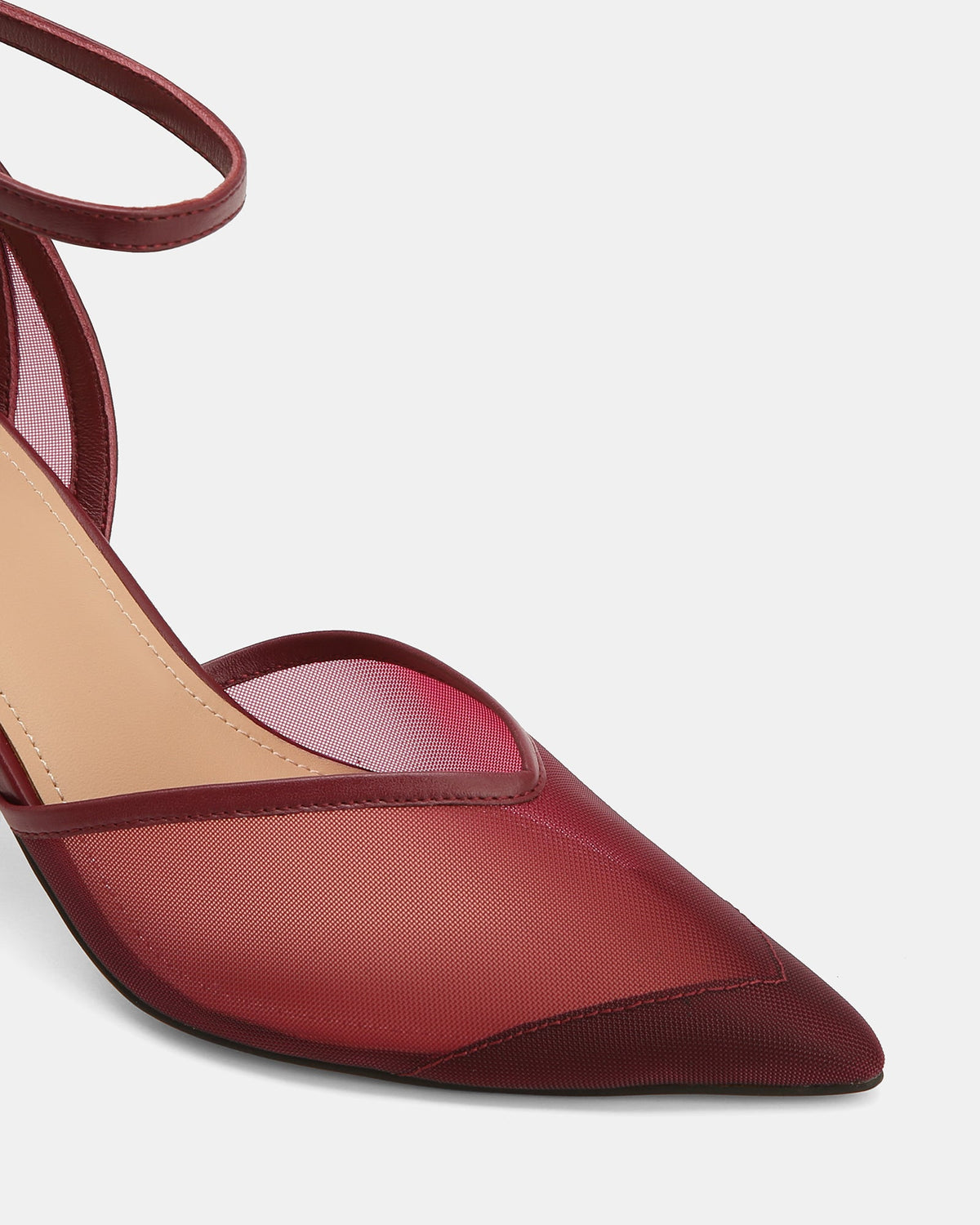 Raylee High Heels Raisin Mesh/Leather