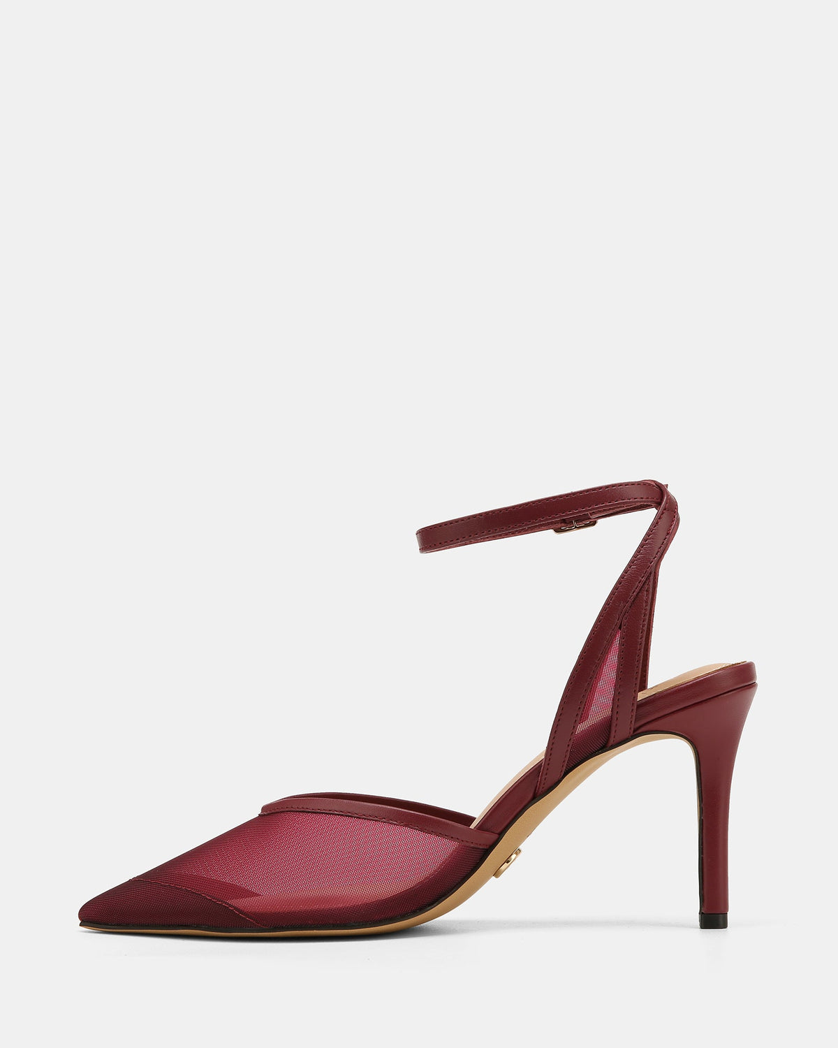 Raylee High Heels Raisin Mesh/Leather