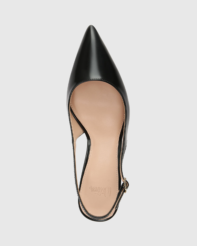Riker High Heels Black Leather