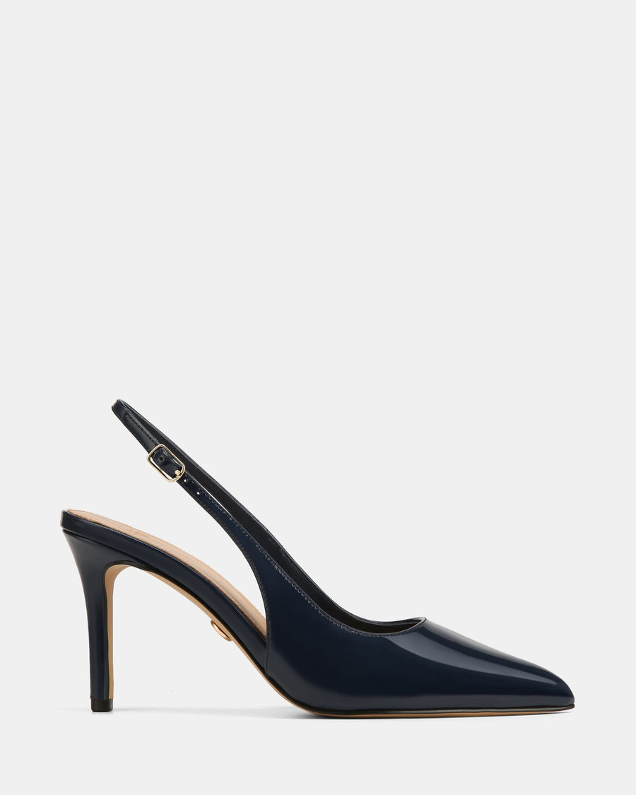 Riker High Heels Ink Navy Leather