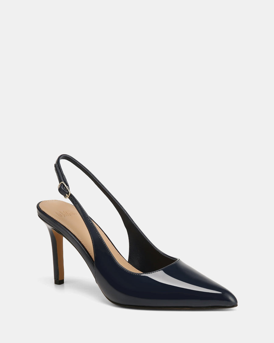 Riker High Heels Ink Navy Leather