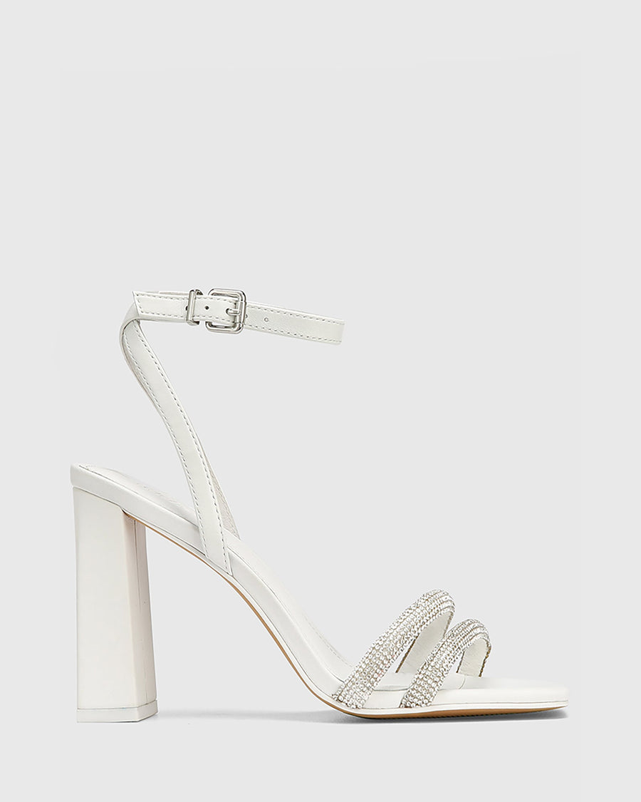 Rosalie White Leather