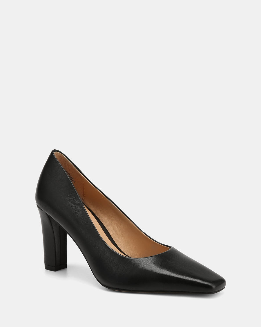 Shilo High Heel Black Leather