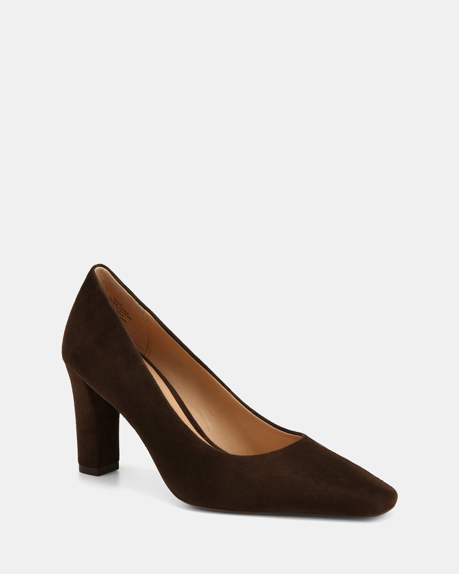 Shilo High Heel Espresso Suede