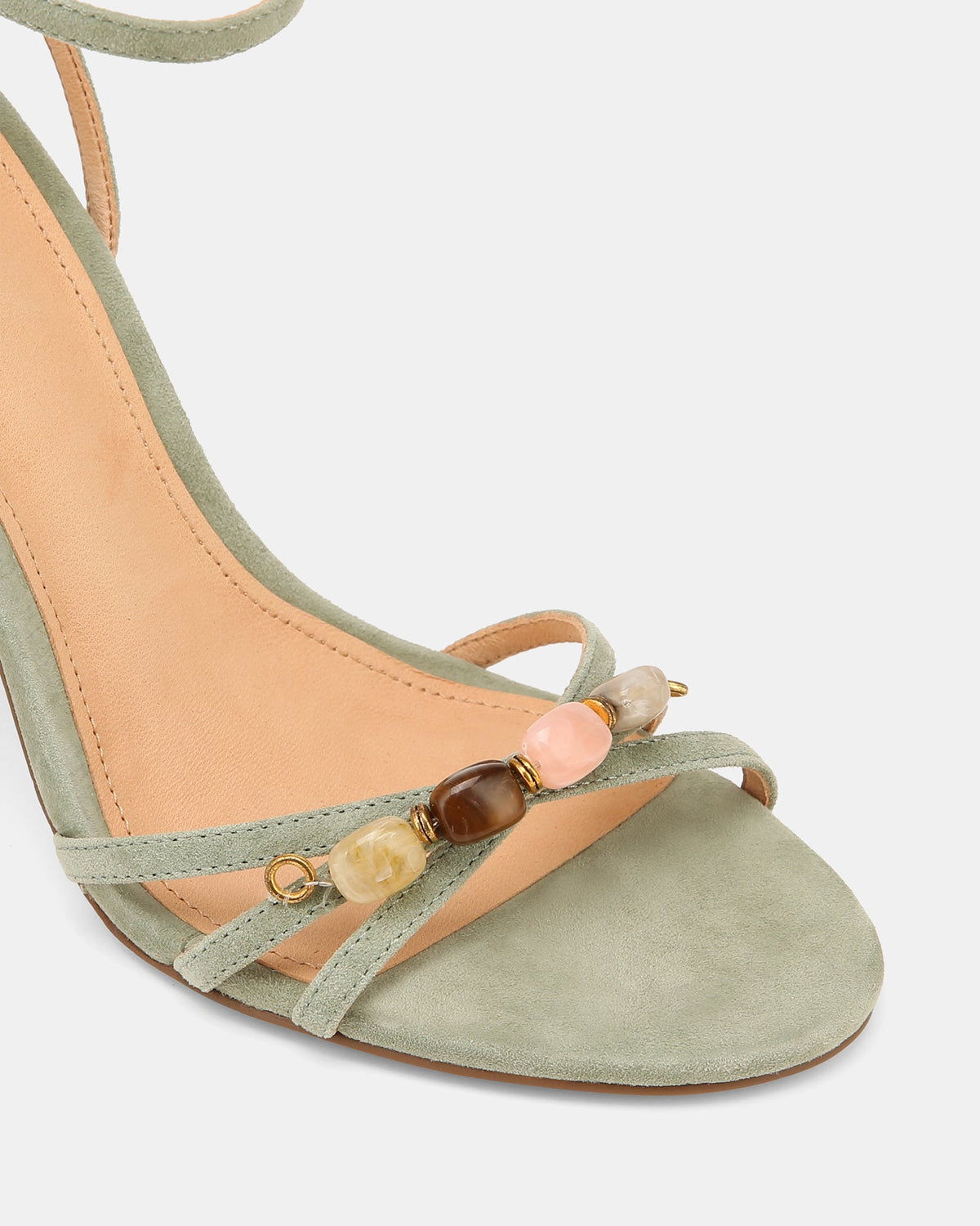 Sloane High Sandals Sage Suede