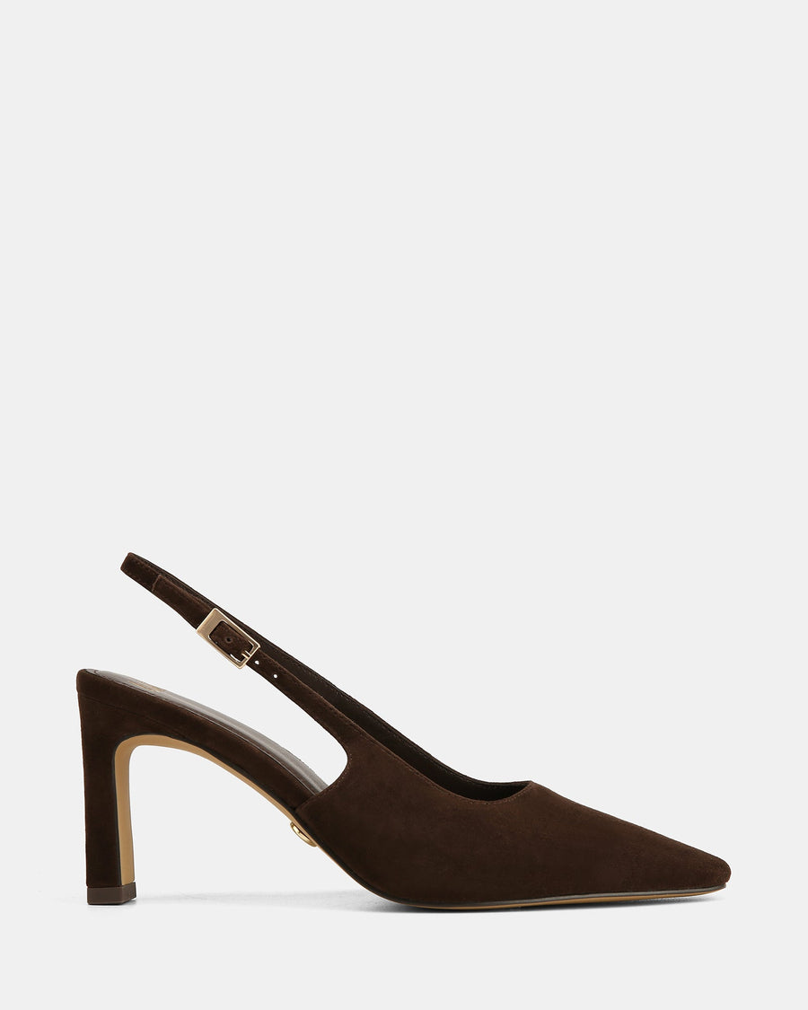 Tahli High Heels Dark Brown Suede