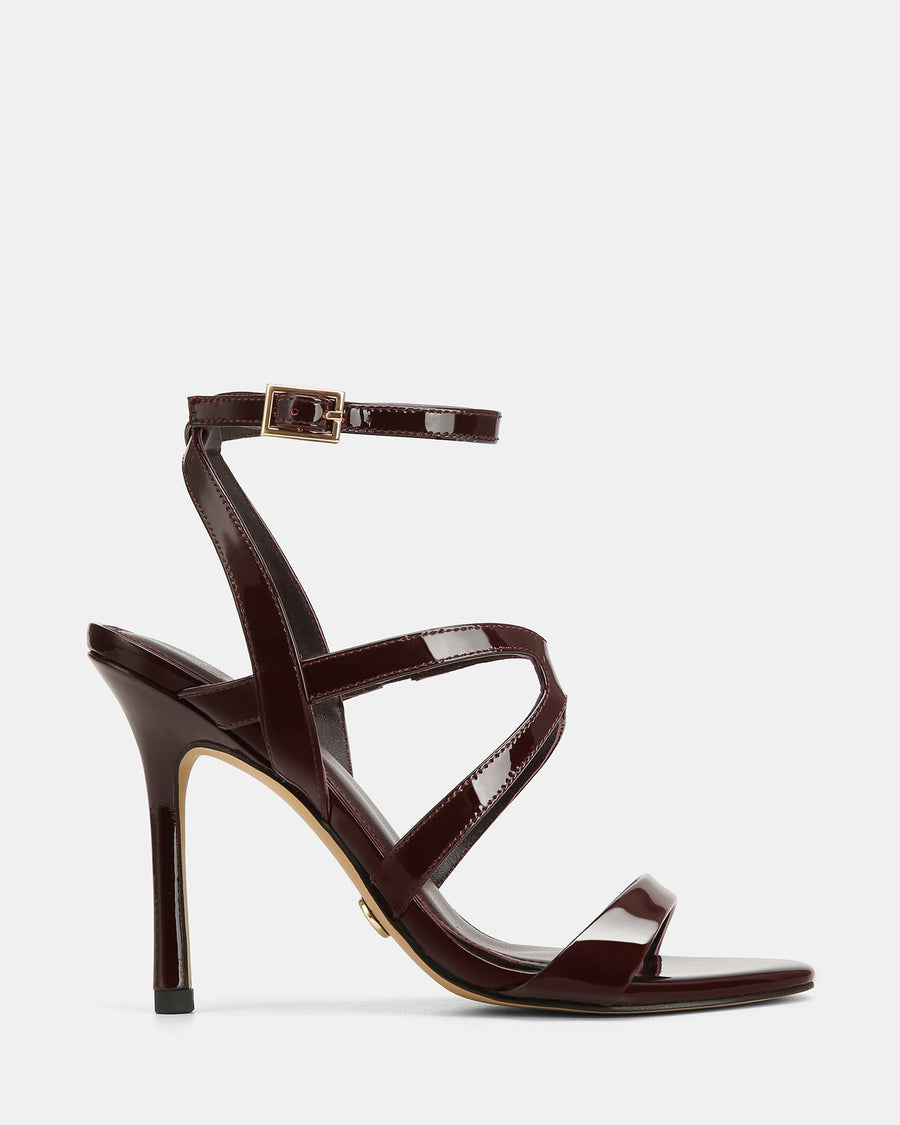 Uma High Sandals Raisin Patent