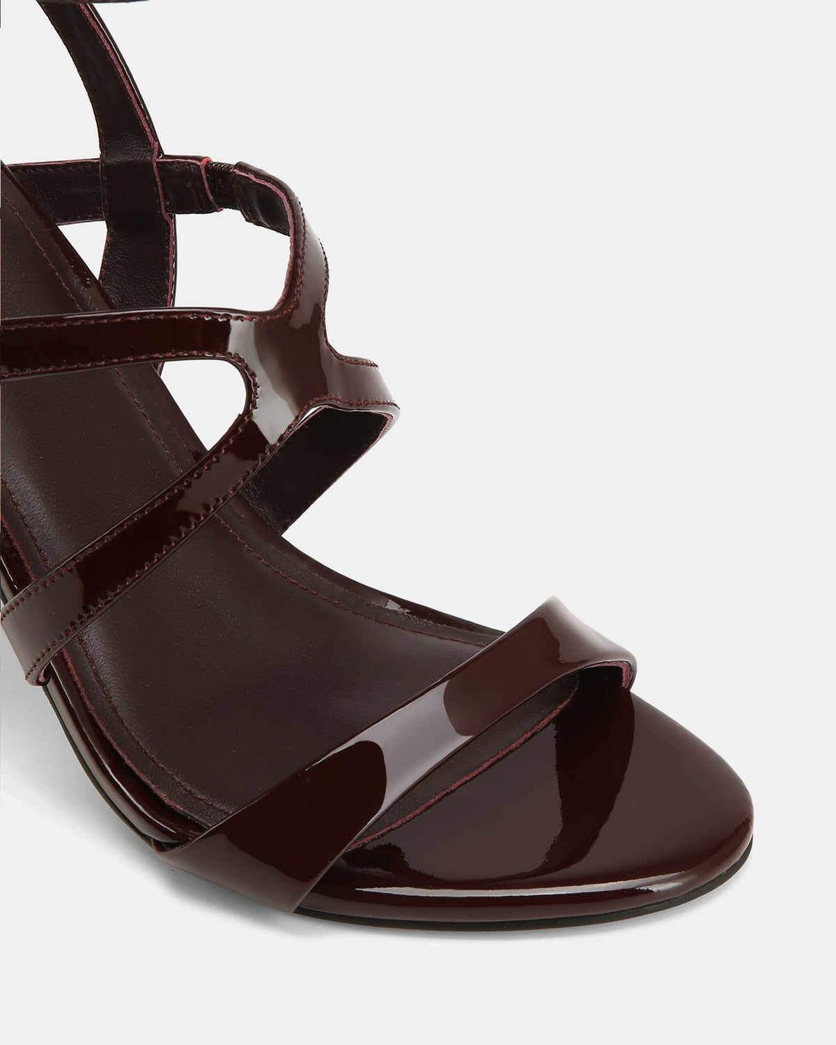 Uma High Sandals Raisin Patent
