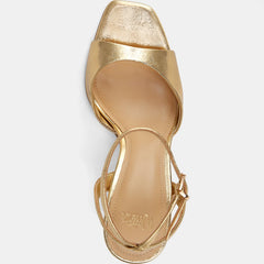 Xandy High Sandal Gold Leather