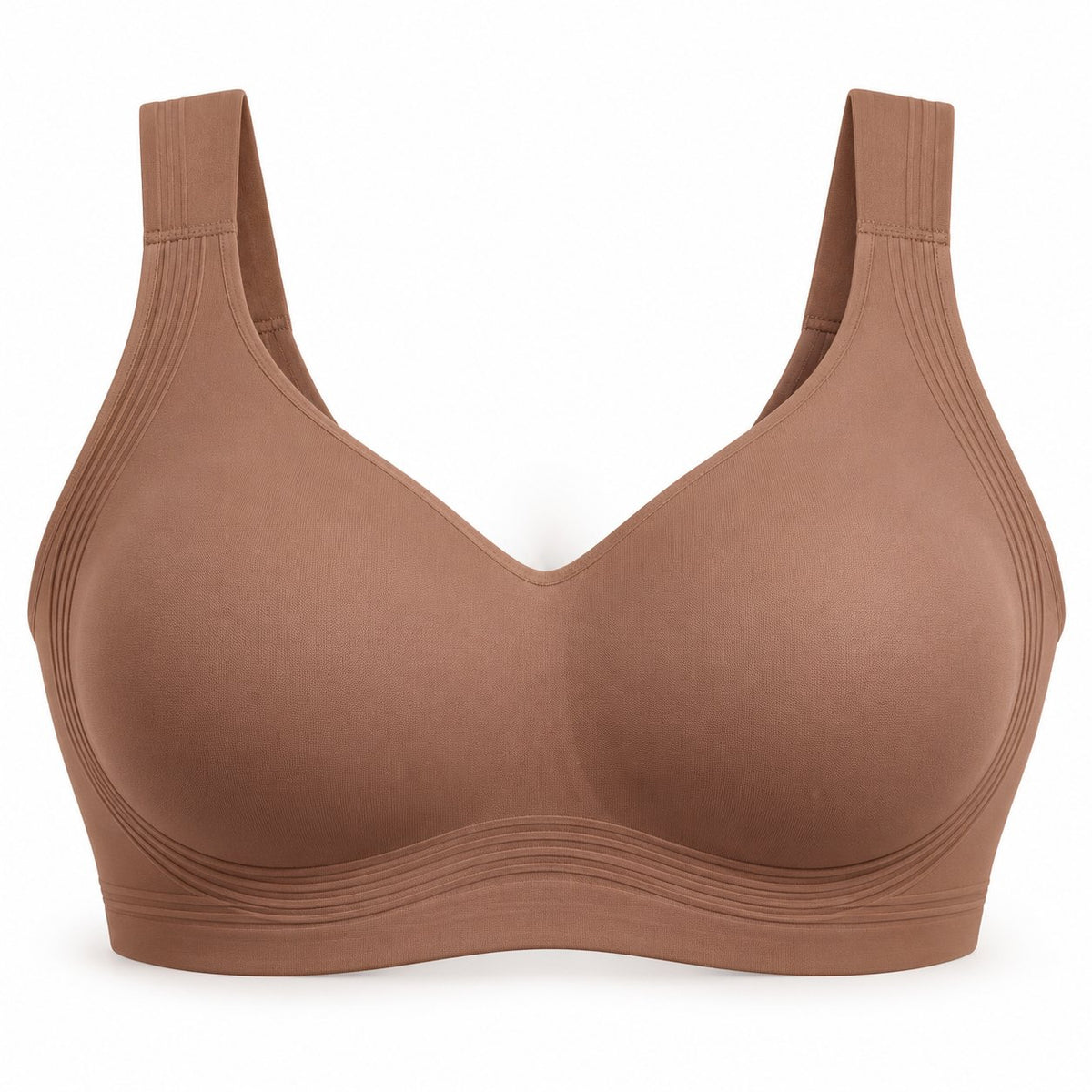 The Everyday Wireless Bra in Coffee