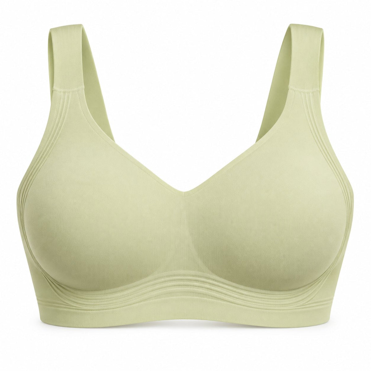 The Everyday Wireless Bra in Light Green