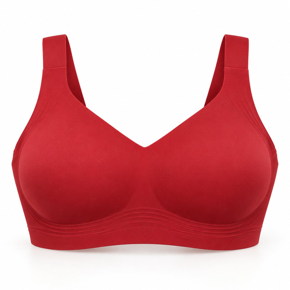 The Everyday Wireless Bra in Red