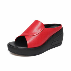 Mariette Comfort Slip-On Wedge Sandals